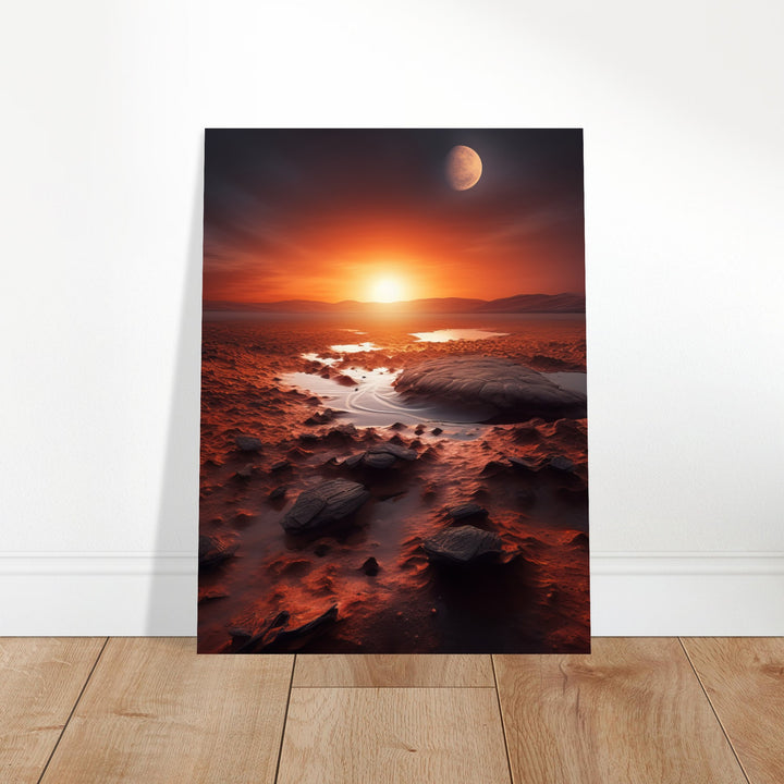 Classic Matte Paper Poster - Sunset on Mars II