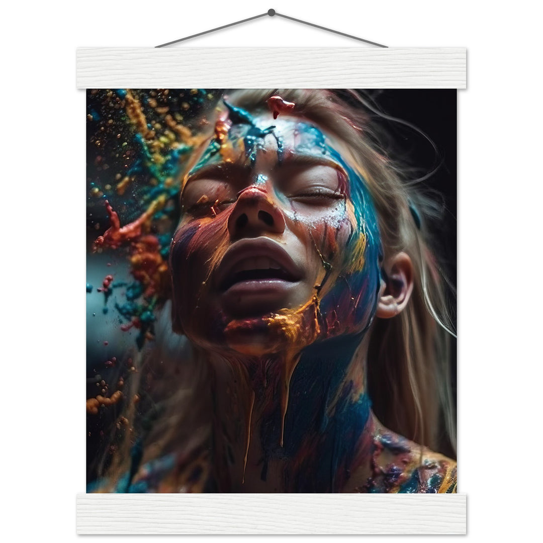 Premium Matte Paper Poster with Hanger -  Colourful Imagination