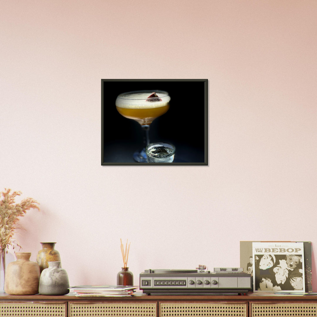 Museum-Quality Matte Paper Metal Framed Poster - Pornstar Martini