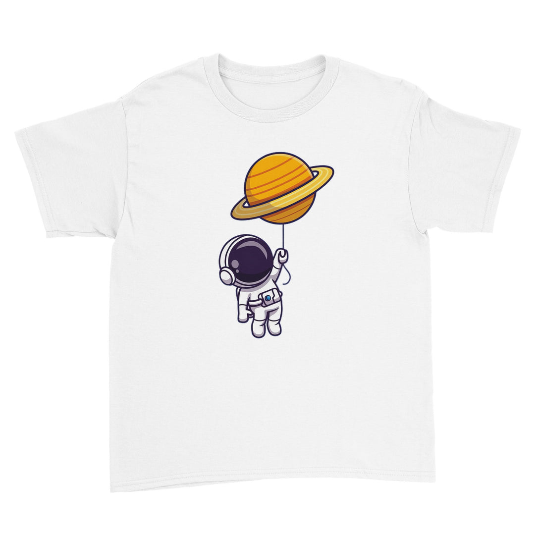 Polycotton Kids Crewneck T-shirt Unisex - Galactic Voyager