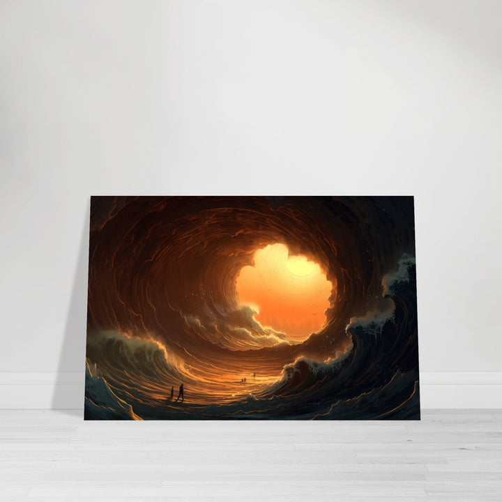 Premium Semi-Glossy Paper Poster - Abyssal Grotto Wave