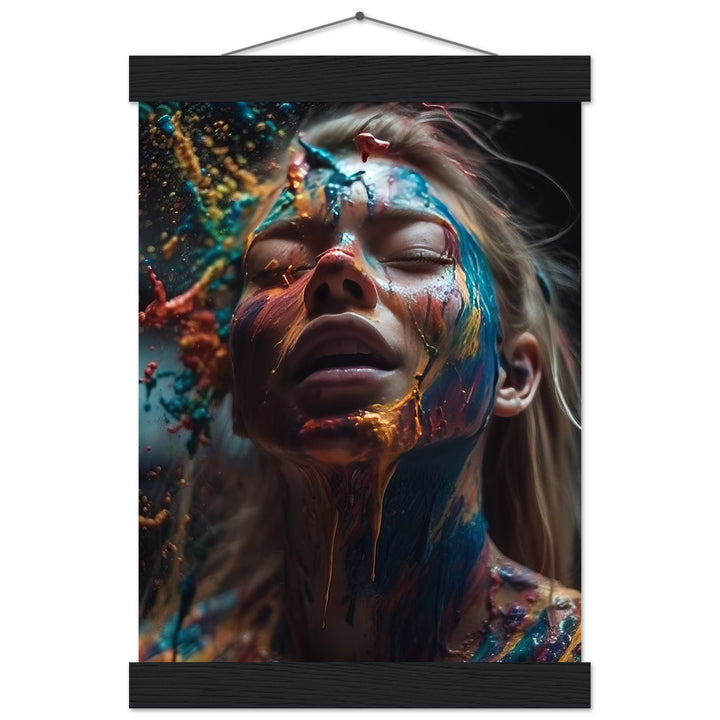 Premium Semi-Glossy Paper Poster with Hanger -  Colourful Imagination