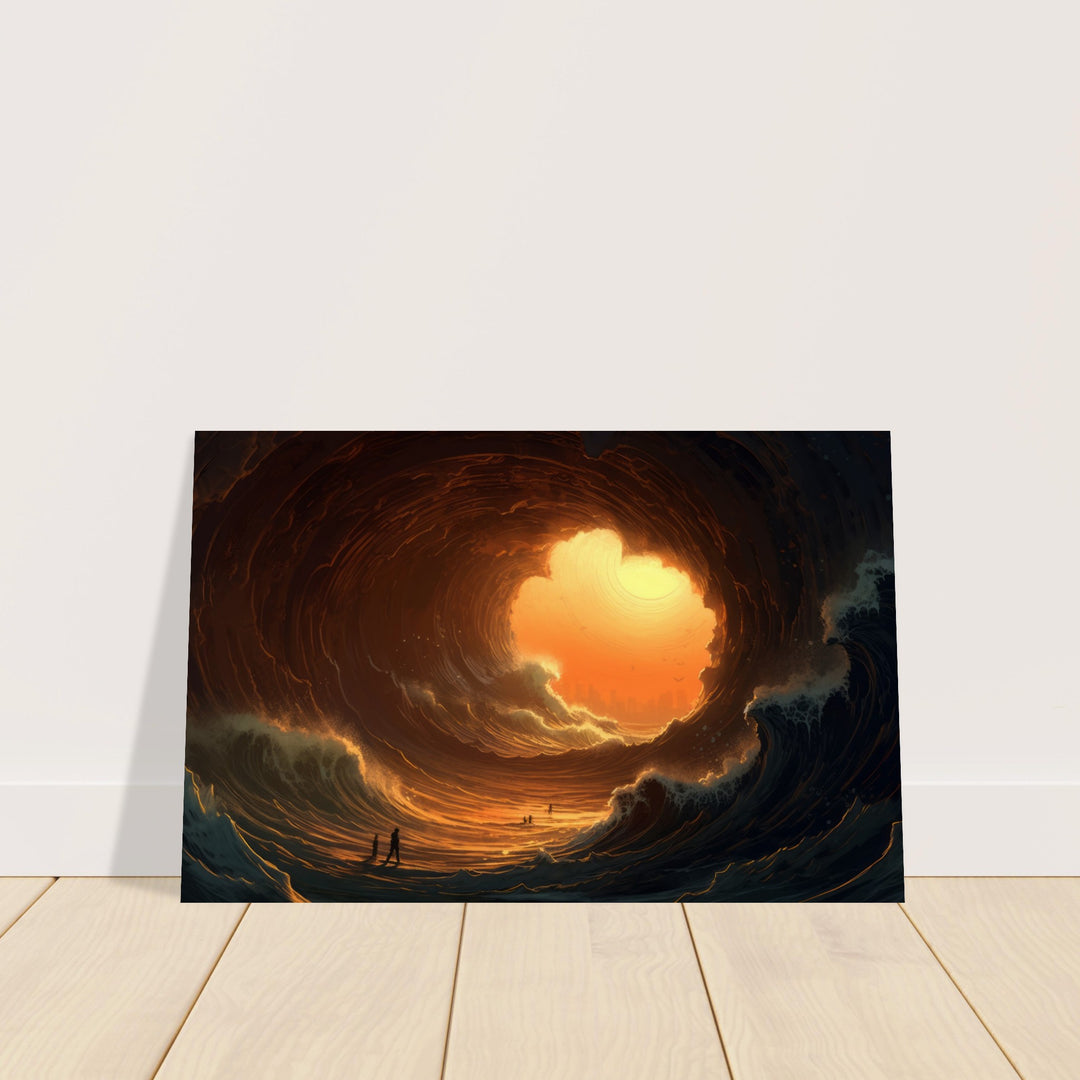 Museum-Quality Matte Paper Poster - Abyssal Grotto Wave