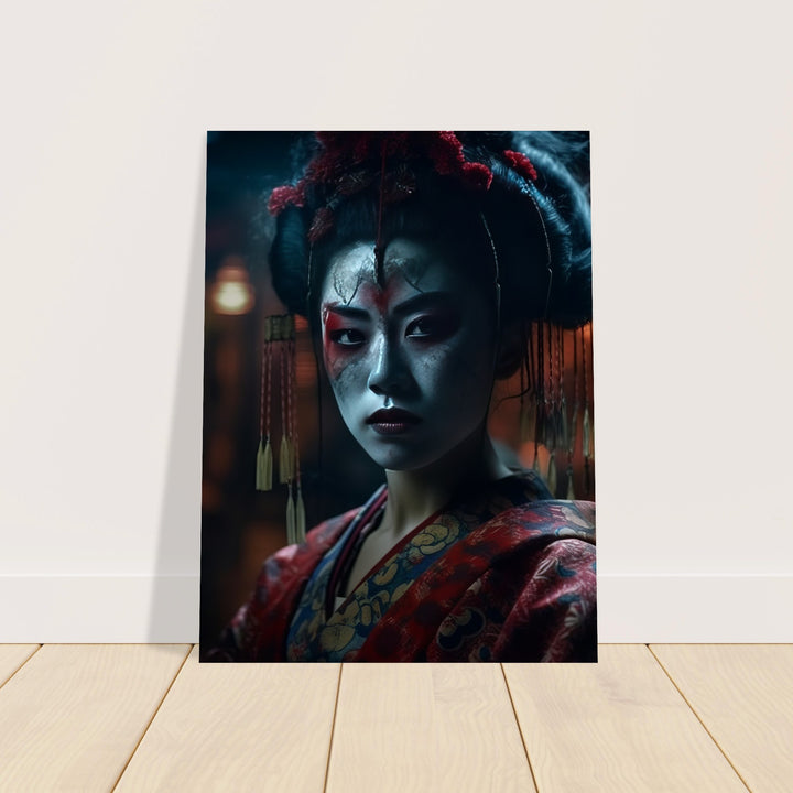 Premium Matte Paper Poster - Allure of a Geisha