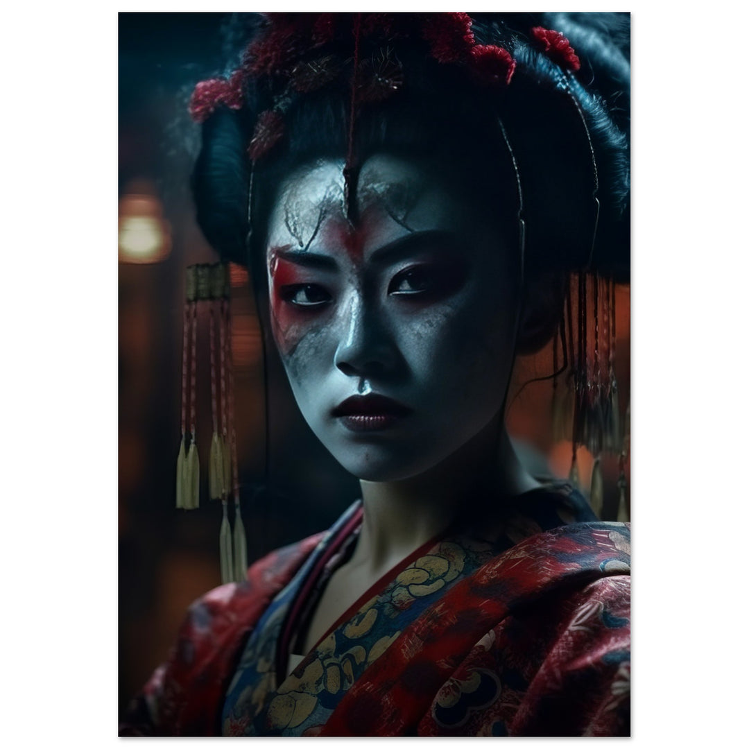 Museum-Quality Matte Paper Poster - Allure of a Geisha