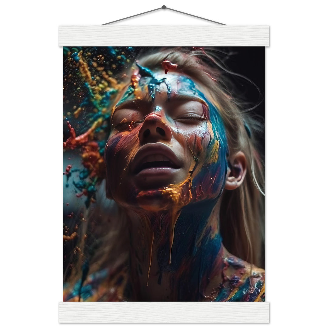 Classic Semi-Glossy Paper Poster with Hanger -  Colourful Imagination