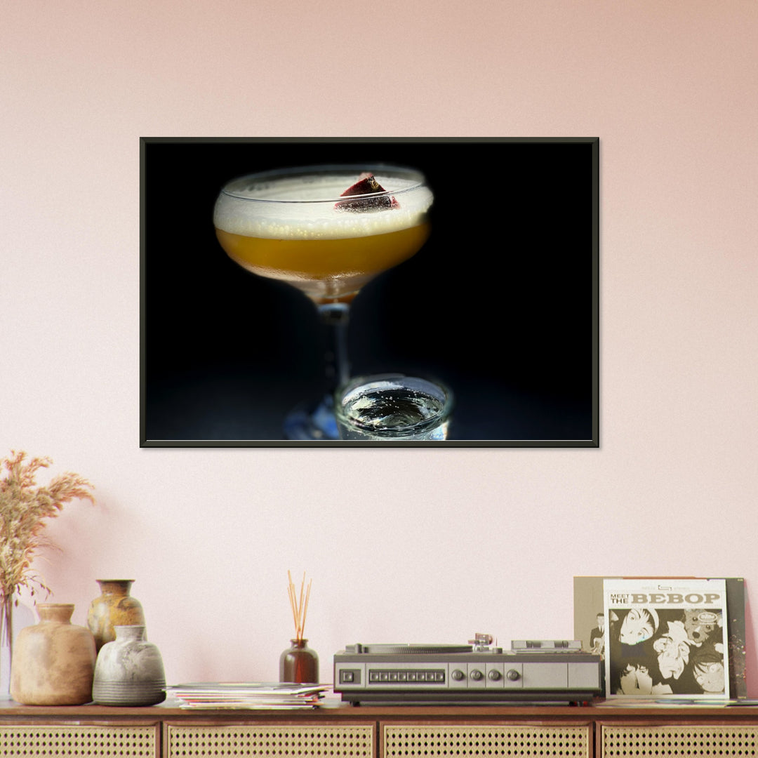 Museum-Quality Matte Paper Metal Framed Poster - Pornstar Martini