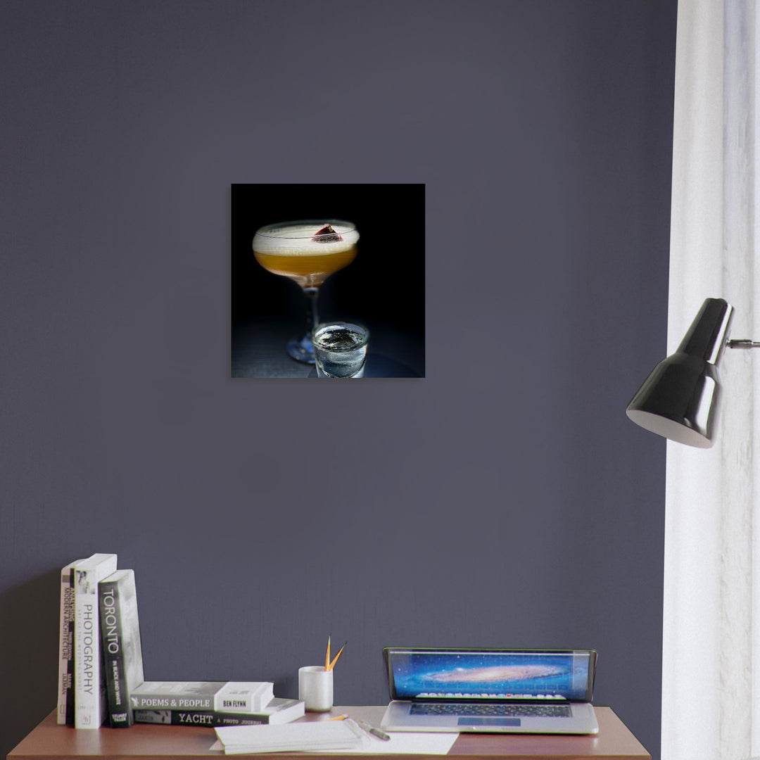 Brushed Aluminum Print - Pornstar Martini