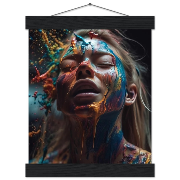 Classic Semi-Glossy Paper Poster with Hanger -  Colourful Imagination