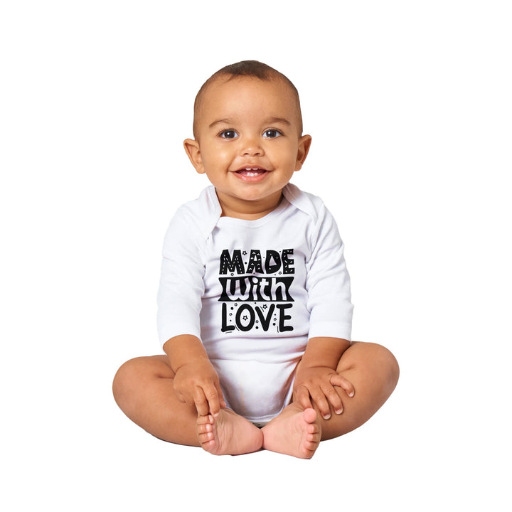 Classic Baby Long Sleeve Bodysuit - Made with love II