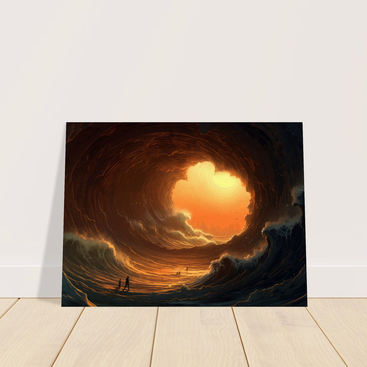 Museum-Quality Matte Paper Poster - Abyssal Grotto Wave