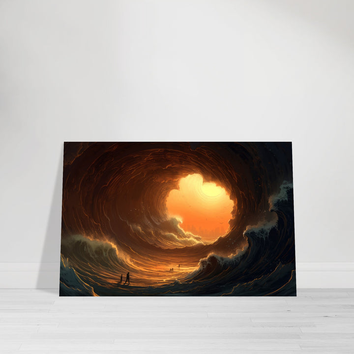 Premium Semi-Glossy Paper Poster - Abyssal Grotto Wave