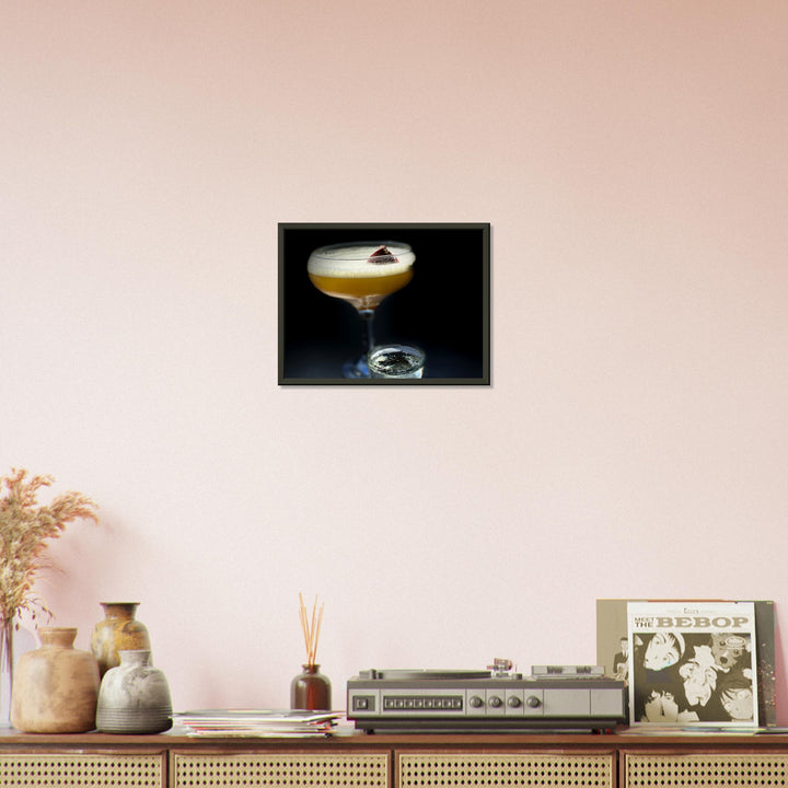 Museum-Quality Matte Paper Metal Framed Poster - Pornstar Martini