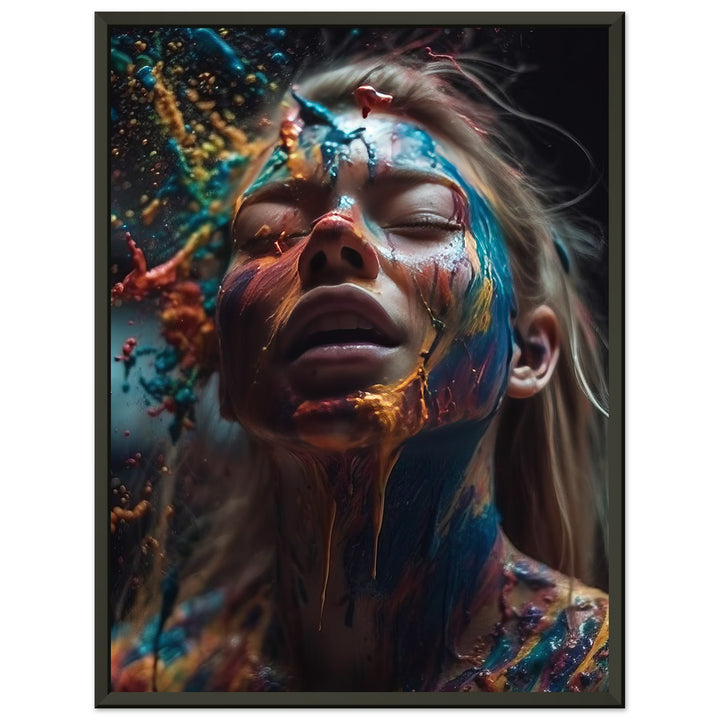 Classic Matte Paper Metal Framed Poster - Colourful Imagination