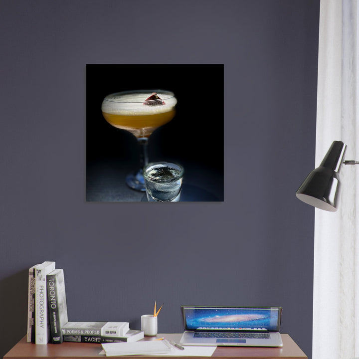 Brushed Aluminum Print - Pornstar Martini