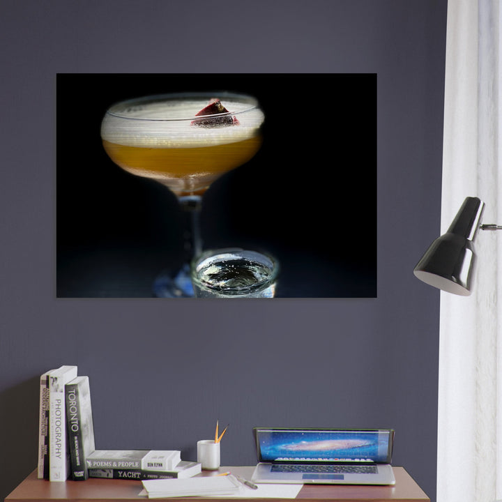 Brushed Aluminum Print - Pornstar Martini