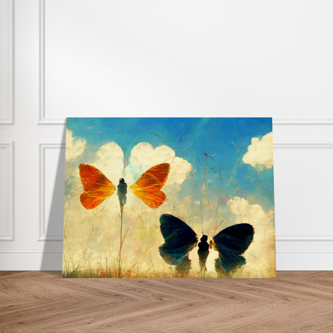 Wood Prints - Dreaming Butterflies