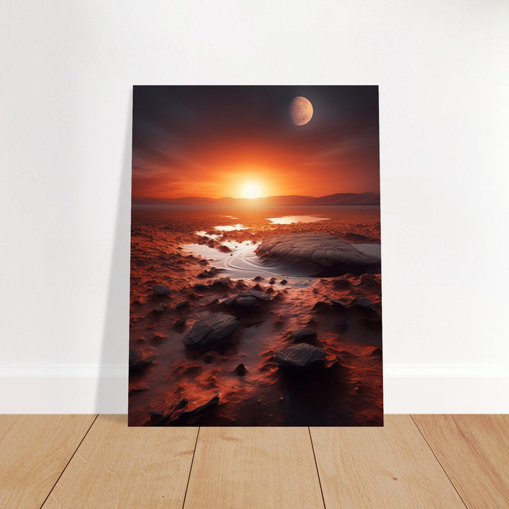 Premium Semi-Glossy Paper Poster - Sunset on Mars II