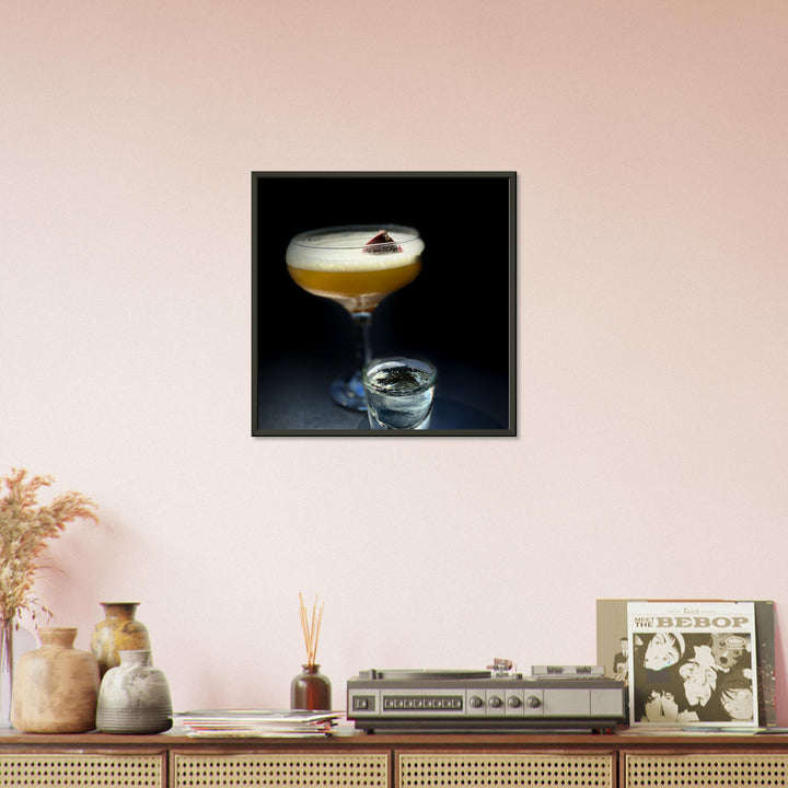 Museum-Quality Matte Paper Metal Framed Poster - Pornstar Martini