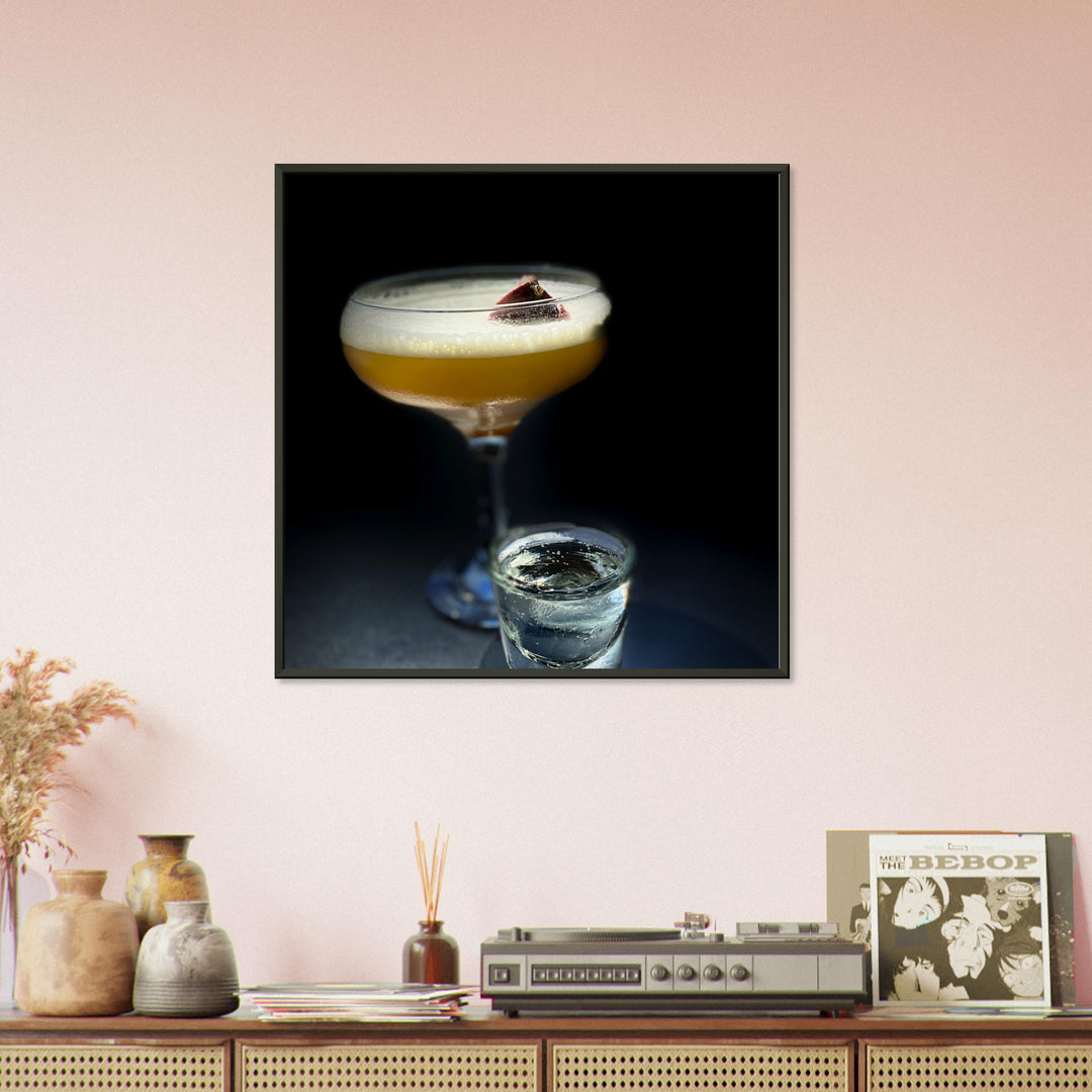 Museum-Quality Matte Paper Metal Framed Poster - Pornstar Martini