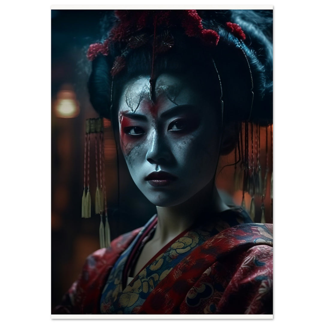 Museum-Quality Matte Paper Poster - Allure of a Geisha