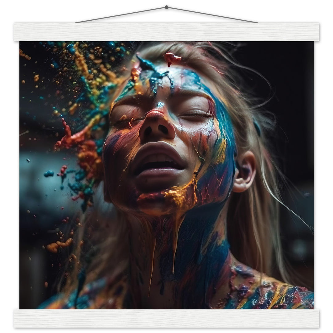 Premium Matte Paper Poster with Hanger -  Colourful Imagination