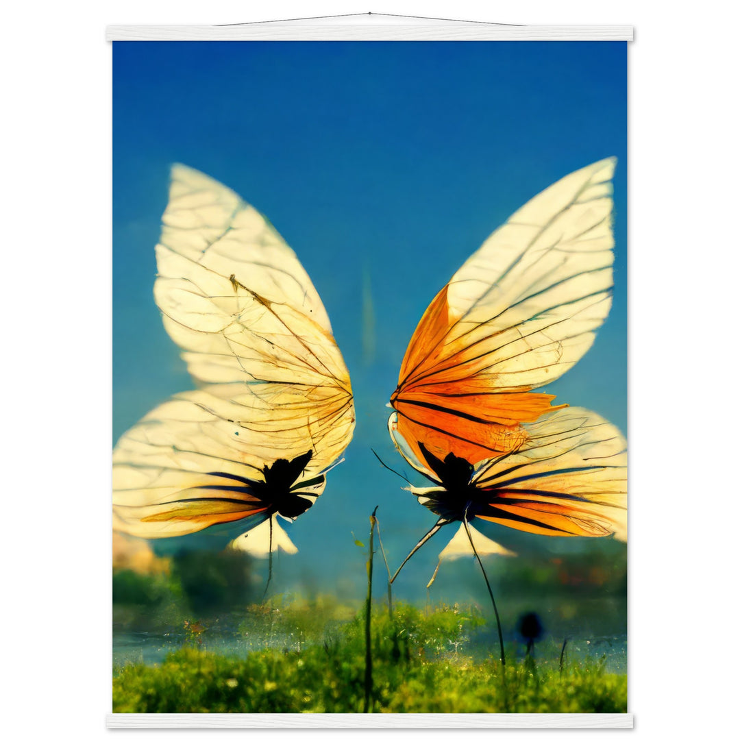 Premium Matte Paper Poster with Hanger - Dreaming Butterflies II