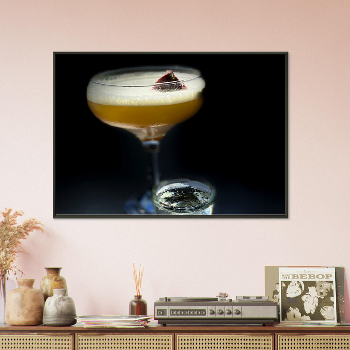 Museum-Quality Matte Paper Metal Framed Poster - Pornstar Martini