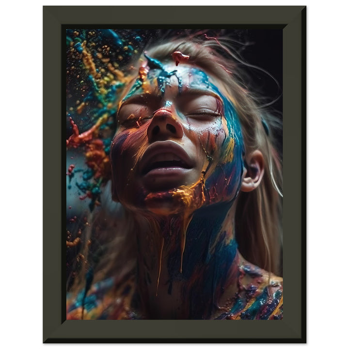 Classic Semi-Glossy Paper Metal Framed Poster - Colourful Imagination