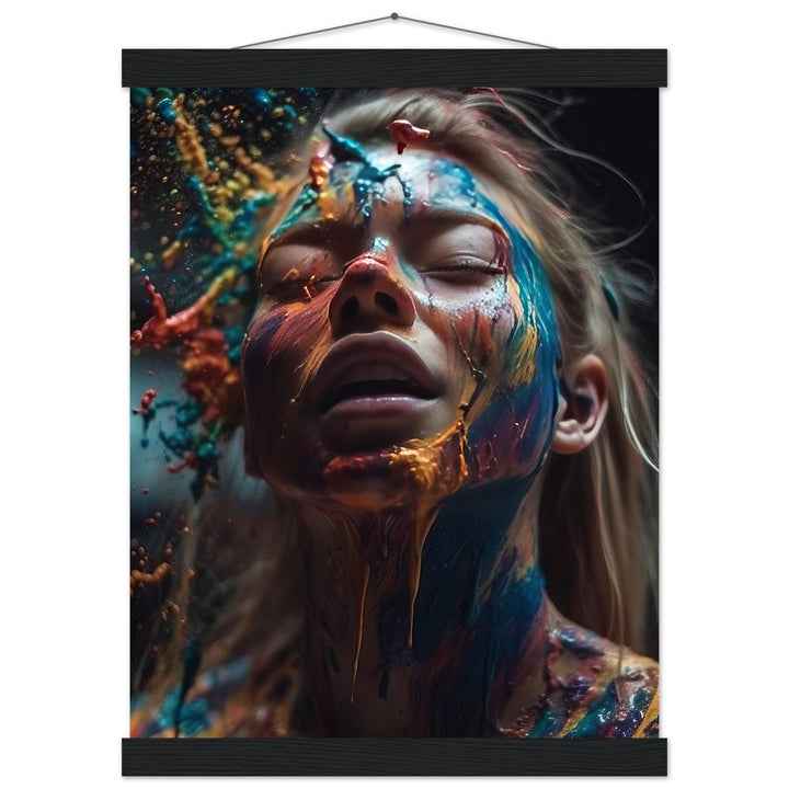 Premium Matte Paper Poster with Hanger -  Colourful Imagination