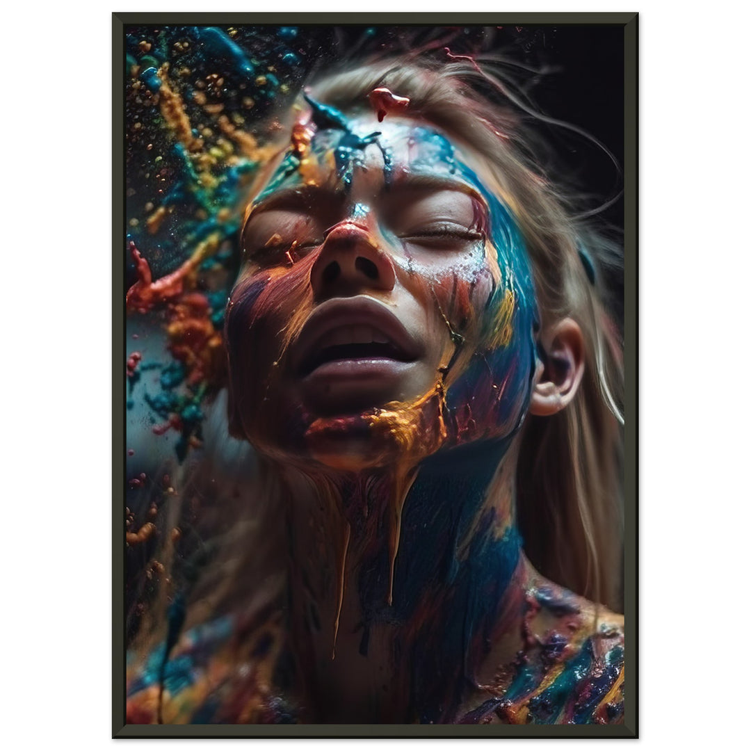 Classic Matte Paper Metal Framed Poster - Colourful Imagination