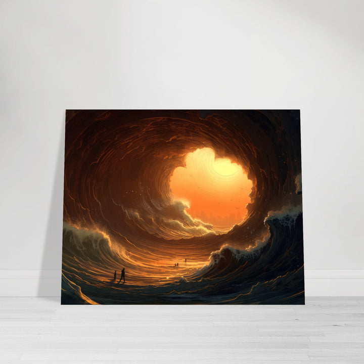 Premium Semi-Glossy Paper Poster - Abyssal Grotto Wave