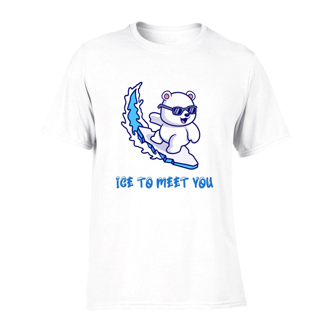 Performance Unisex Crewneck T-shirt "Ice To Meet You"