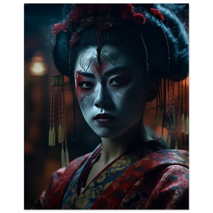 Classic Matte Paper Poster - Allure of a Geisha