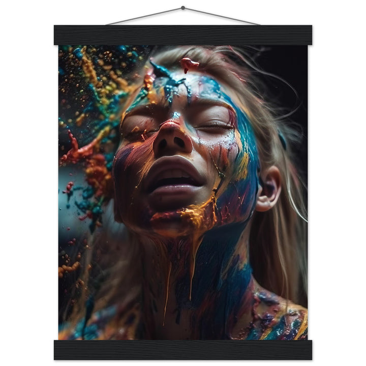 Premium Matte Paper Poster with Hanger -  Colourful Imagination