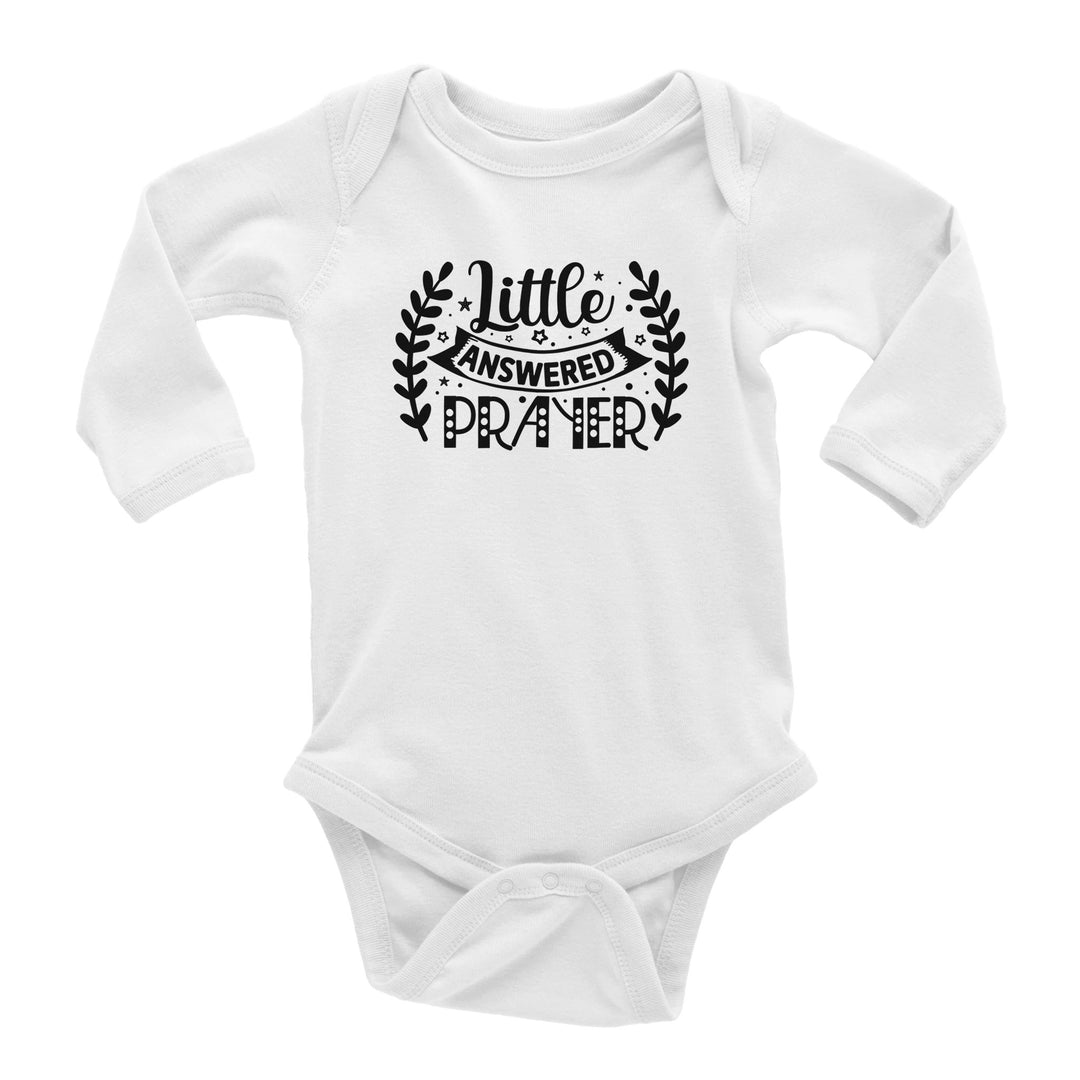 Classic Baby Long Sleeve Bodysuit - Little answered prayer