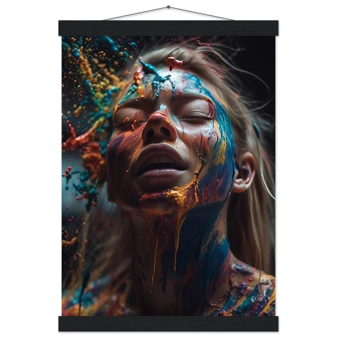 Premium Semi-Glossy Paper Poster with Hanger -  Colourful Imagination