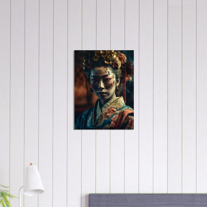 Classic Semi-Glossy Paper Poster - Gaze of the Golden Geisha