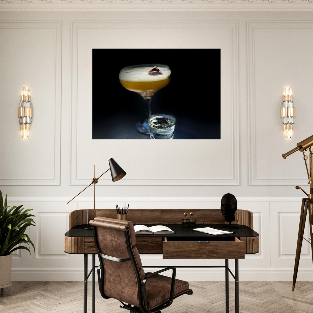 Classic Semi-Glossy Paper Poster - Pornstar Martini