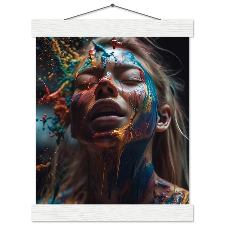 Classic Semi-Glossy Paper Poster with Hanger -  Colourful Imagination