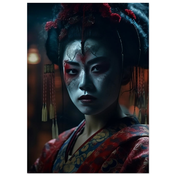 Museum-Quality Matte Paper Poster - Allure of a Geisha