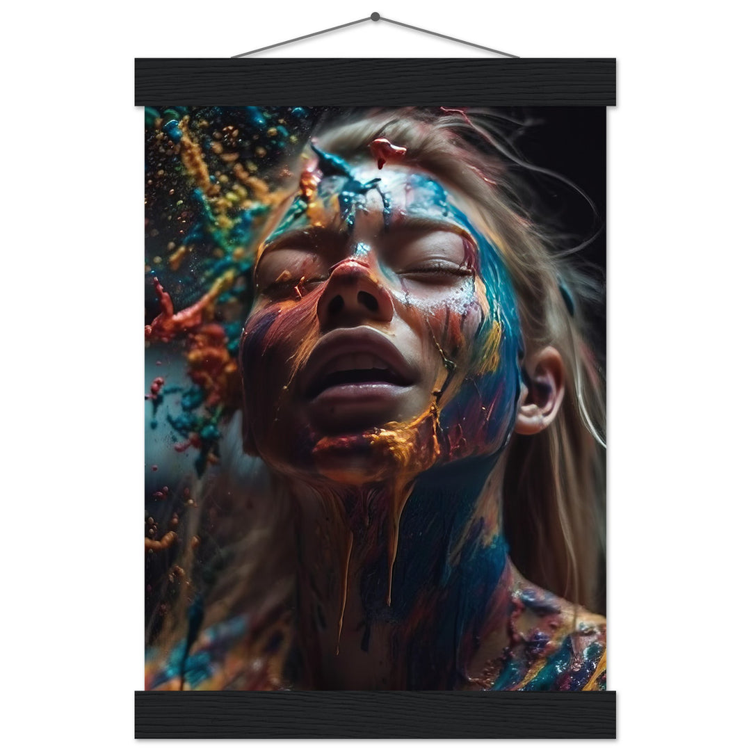 Classic Semi-Glossy Paper Poster with Hanger -  Colourful Imagination