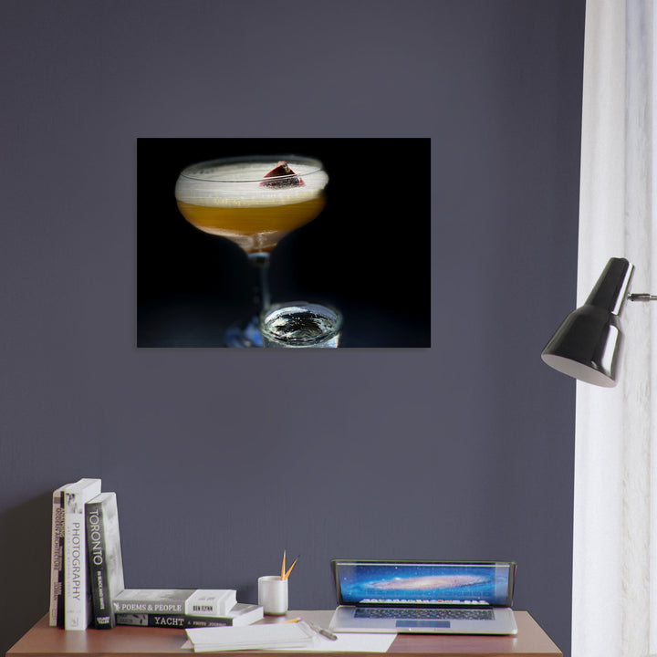 Brushed Aluminum Print - Pornstar Martini