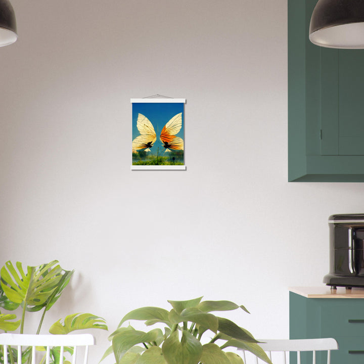 Museum-Quality Matte Paper Poster with Hanger - Dreaming Butterflies II