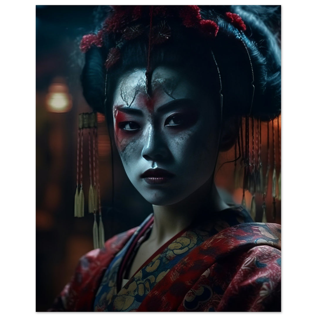 Museum-Quality Matte Paper Poster - Allure of a Geisha