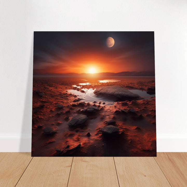 Premium Semi-Glossy Paper Poster - Sunset on Mars II