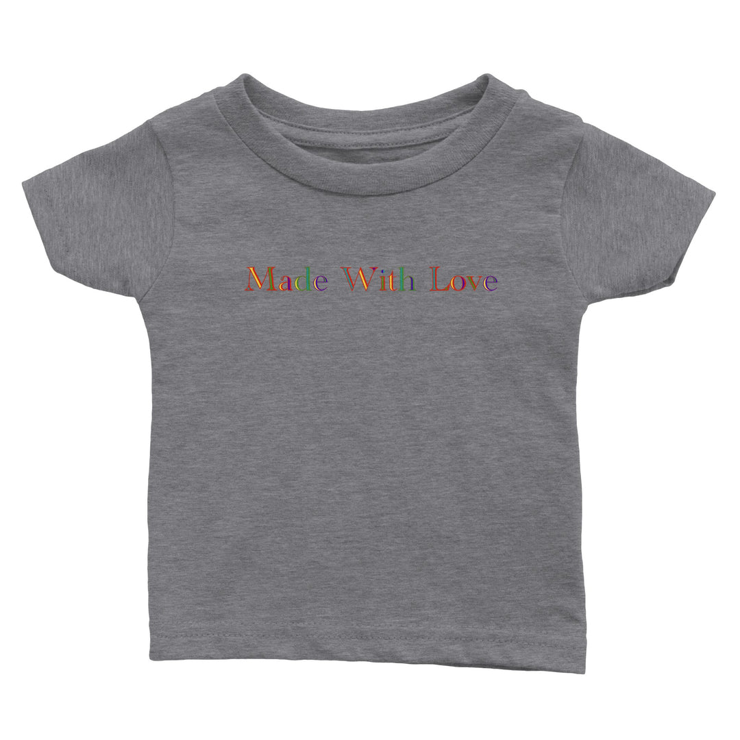 Classic Baby Crewneck T-shirt Unisex "Made With Love"
