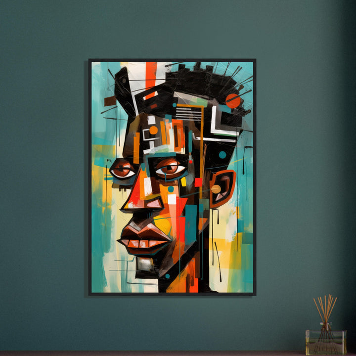 Classic Semi-Glossy Paper Wooden Framed Poster - Abstract Rhythms