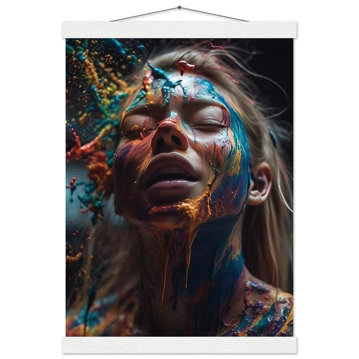 Premium Semi-Glossy Paper Poster with Hanger -  Colourful Imagination