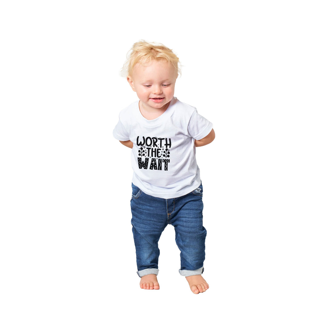 Classic Baby Crewneck T-shirt - Worth the wait